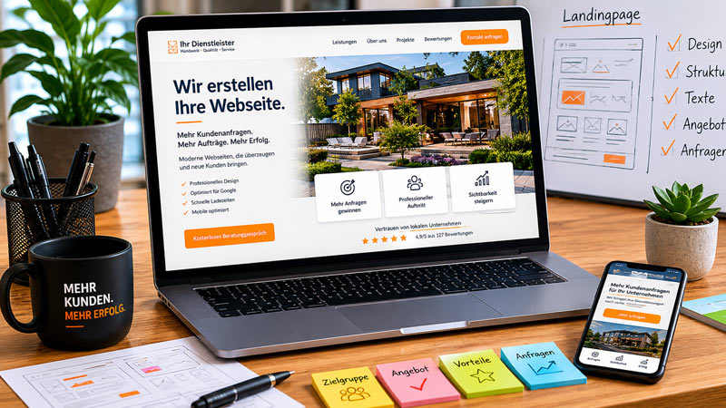 2. Landingpage erstellen
