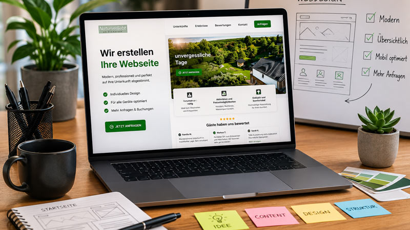2. Buchungsseite erstellen