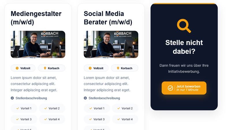 3. Stellen veröffentlichen