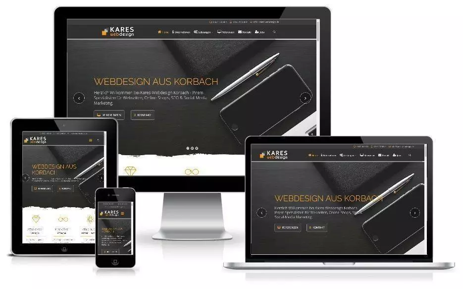 Responsive Webdesig von Kares Webdesign Korbach